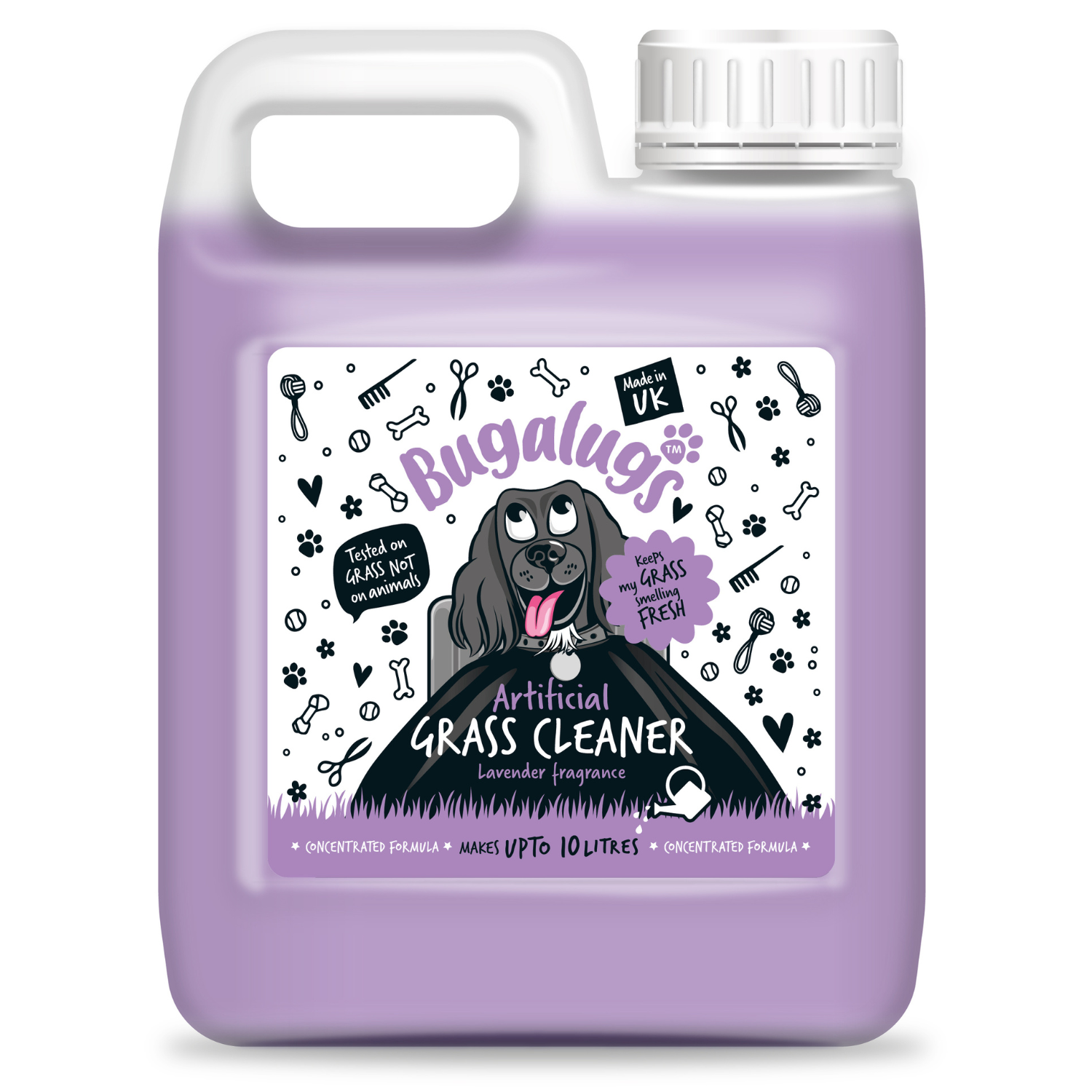 bugalugs-artificial-grass-cleaner-lavender-3-in-1-kunstrasenreiniger-geruchsentf image 1