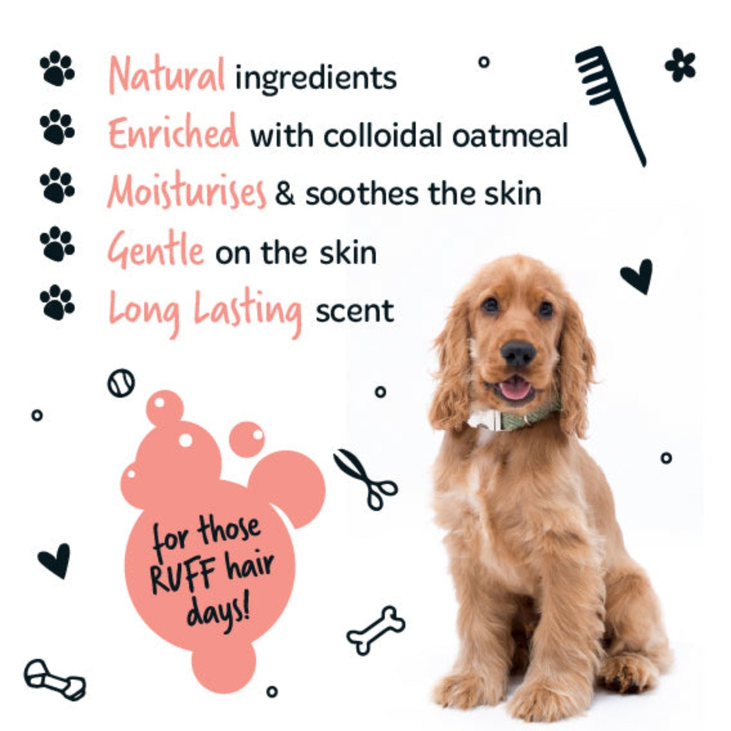 bugalugs-luxury-2-in-1-dog-shampoo-conditioner-mit-papaya-kokos image 5