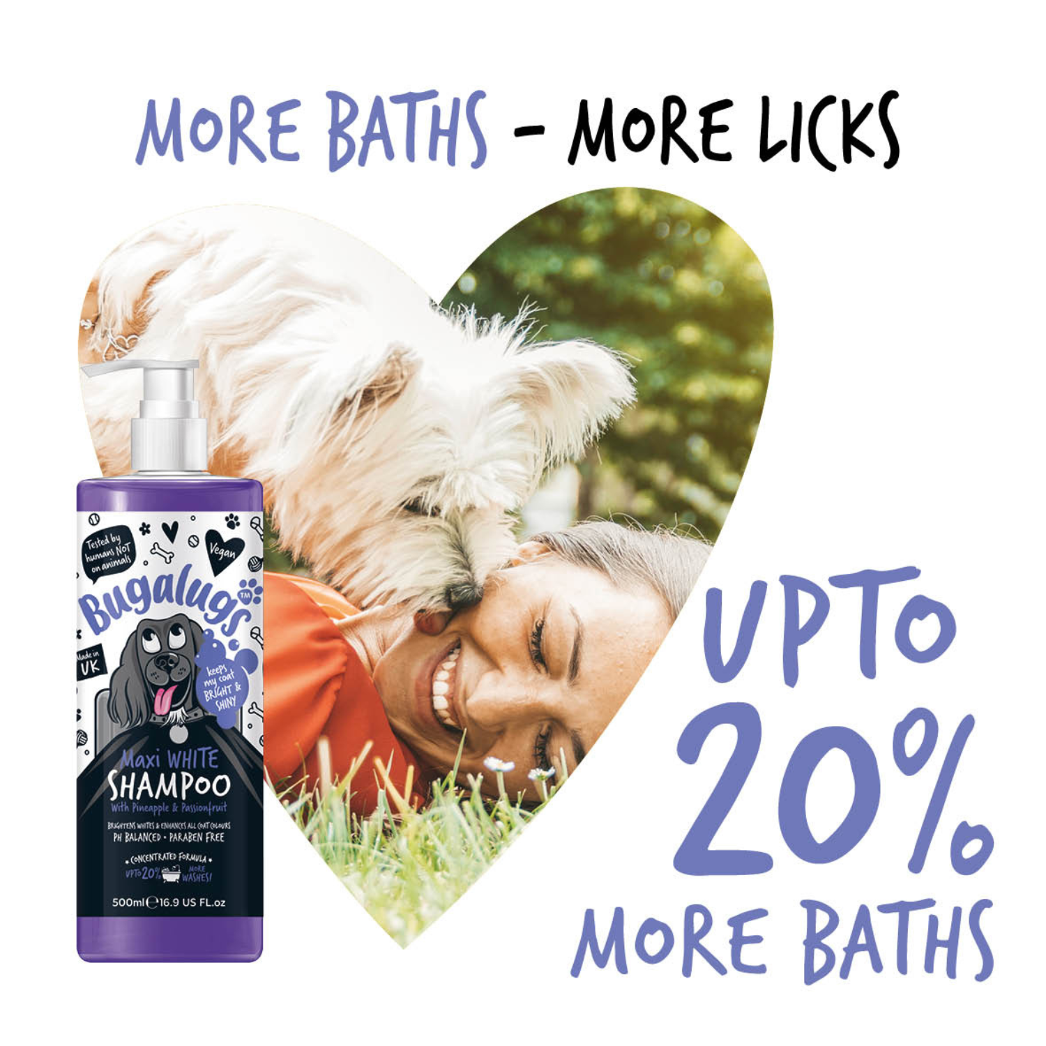 bugalugs-maxi-white-whitening-dog-shampoo-aufhell-shampoo-mit-ananas-maracuja-f- image 6
