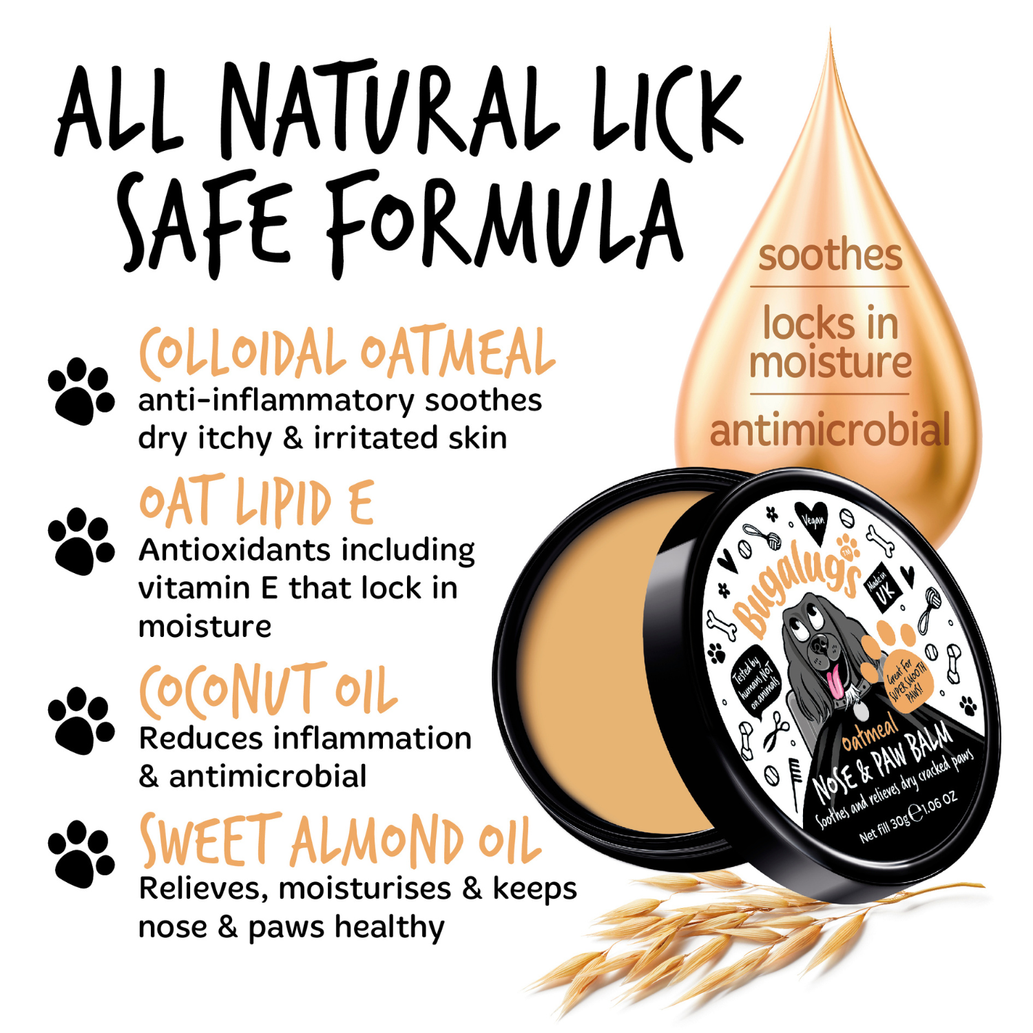 bugalugs-oatmeal-nasen-pfotenbalsam-f-r-hunde-veganer-leck-sicherer-balsam-gegen image 4