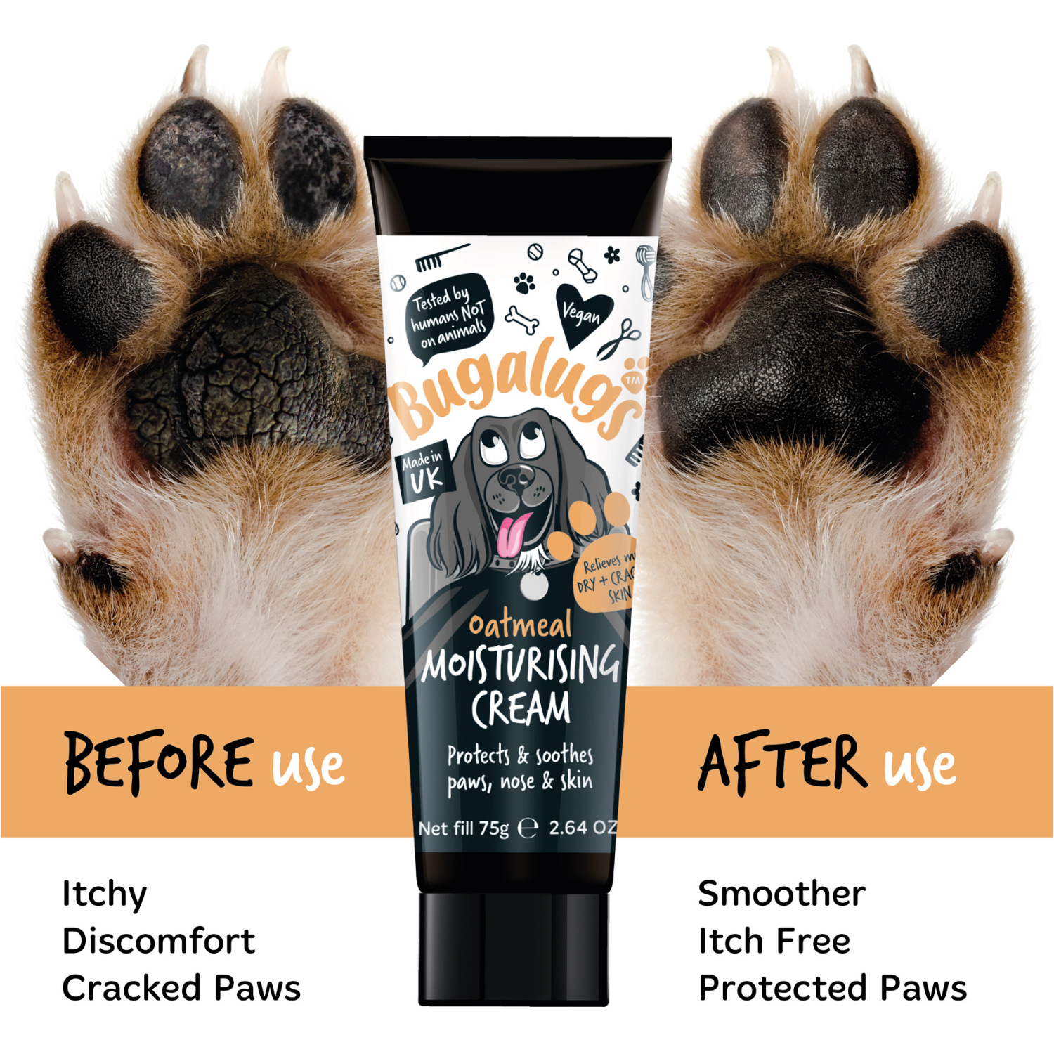 bugalugs-oatmeal-moisturising-cream-f-r-hunde-pfoten-nasen-hautpflege-creme-mit- image 7