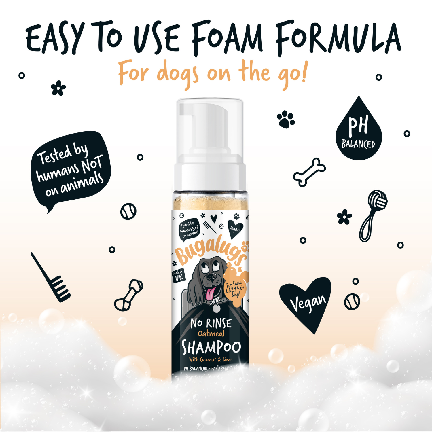 bugalugs-no-rinse-oatmeal-trockenshampoo-f-r-hunde-mit-kokosnuss-limette-wasserl image 7