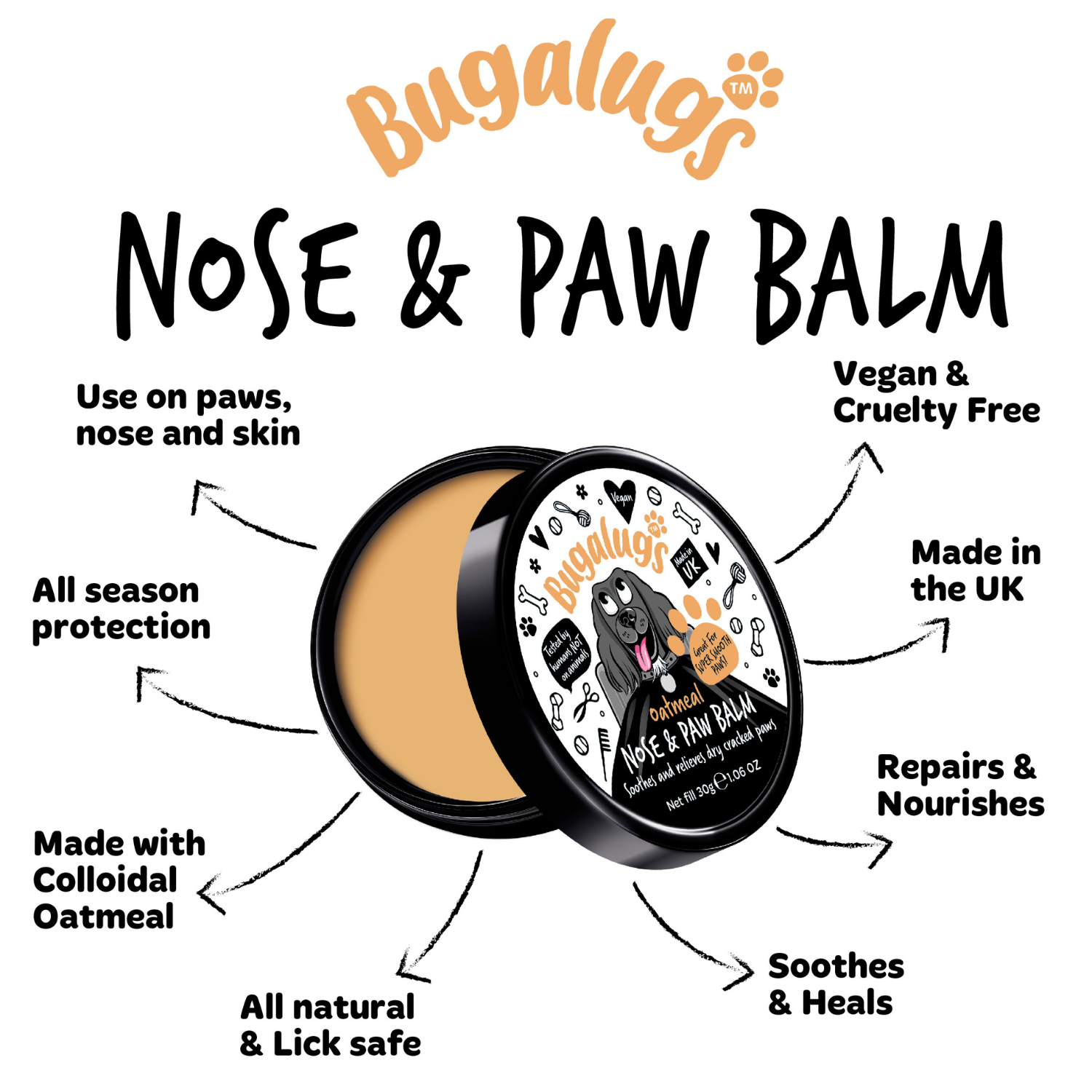 bugalugs-oatmeal-nasen-pfotenbalsam-f-r-hunde-veganer-leck-sicherer-balsam-gegen image 7