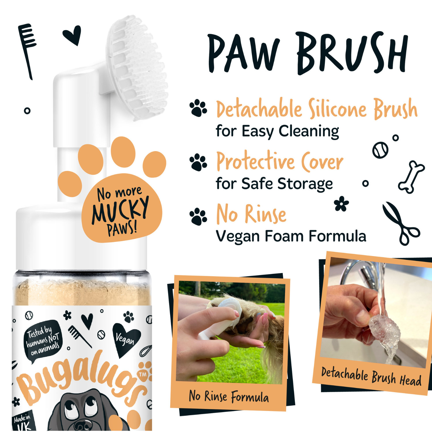 bugalugs-oatmeal-no-rinse-paw-cleaner-sp-lungsfreier-pfotenreiniger-mit-silikonb image 3
