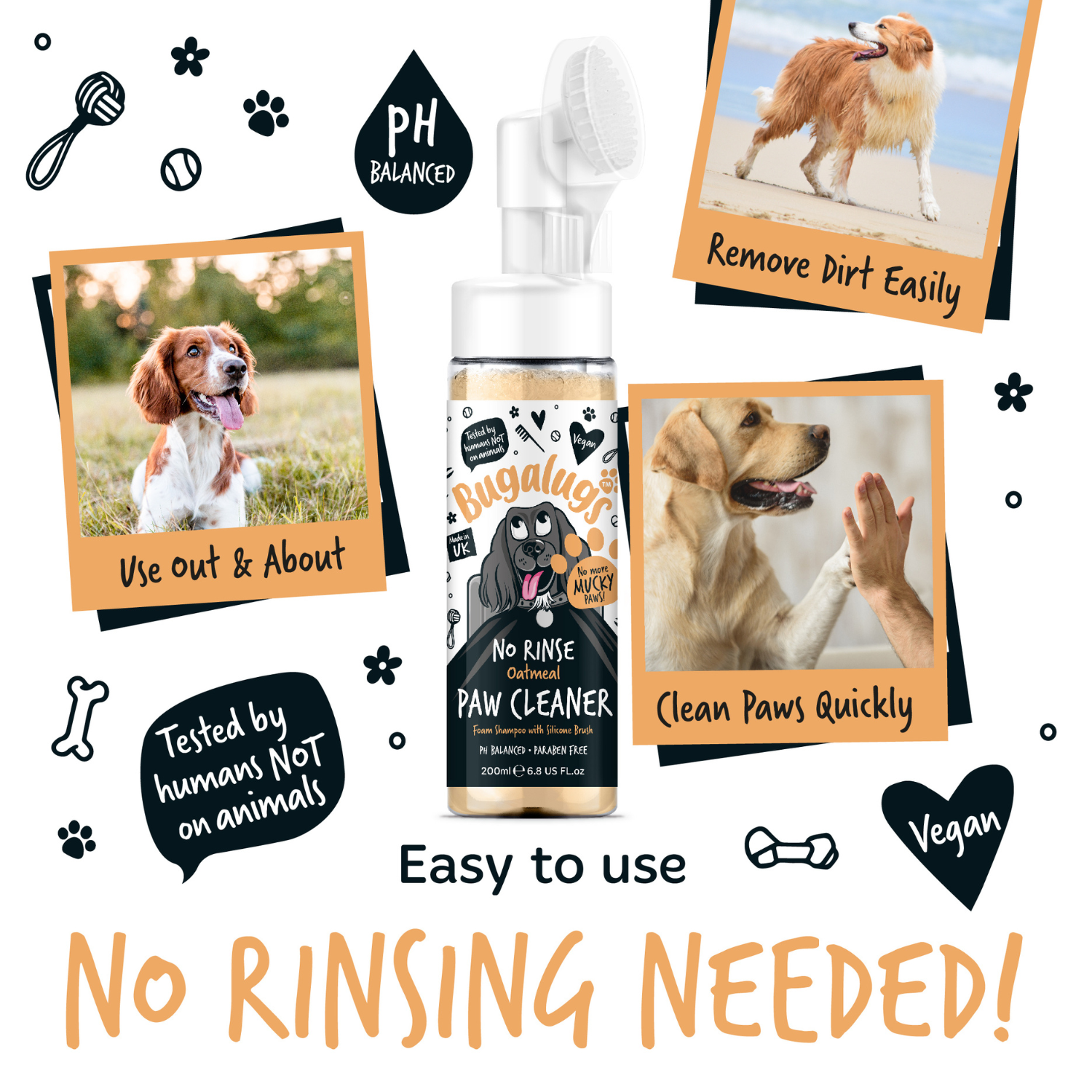 bugalugs-oatmeal-no-rinse-paw-cleaner-sp-lungsfreier-pfotenreiniger-mit-silikonb image 7
