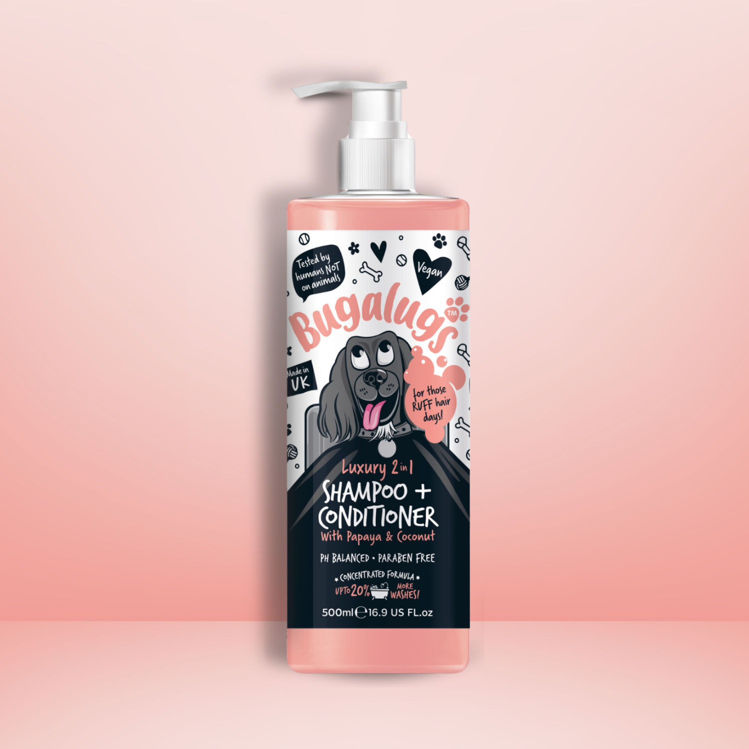 bugalugs-luxury-2-in-1-dog-shampoo-conditioner-mit-papaya-kokos image 7