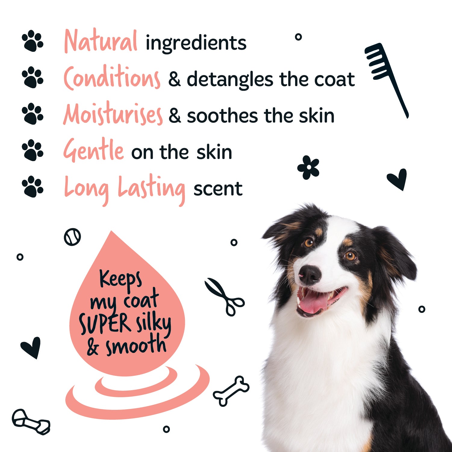 bugalugs-papaya-kokos-dog-conditioner-luxury-hundepflegesp-lung-entwirrt-pflegt image 3