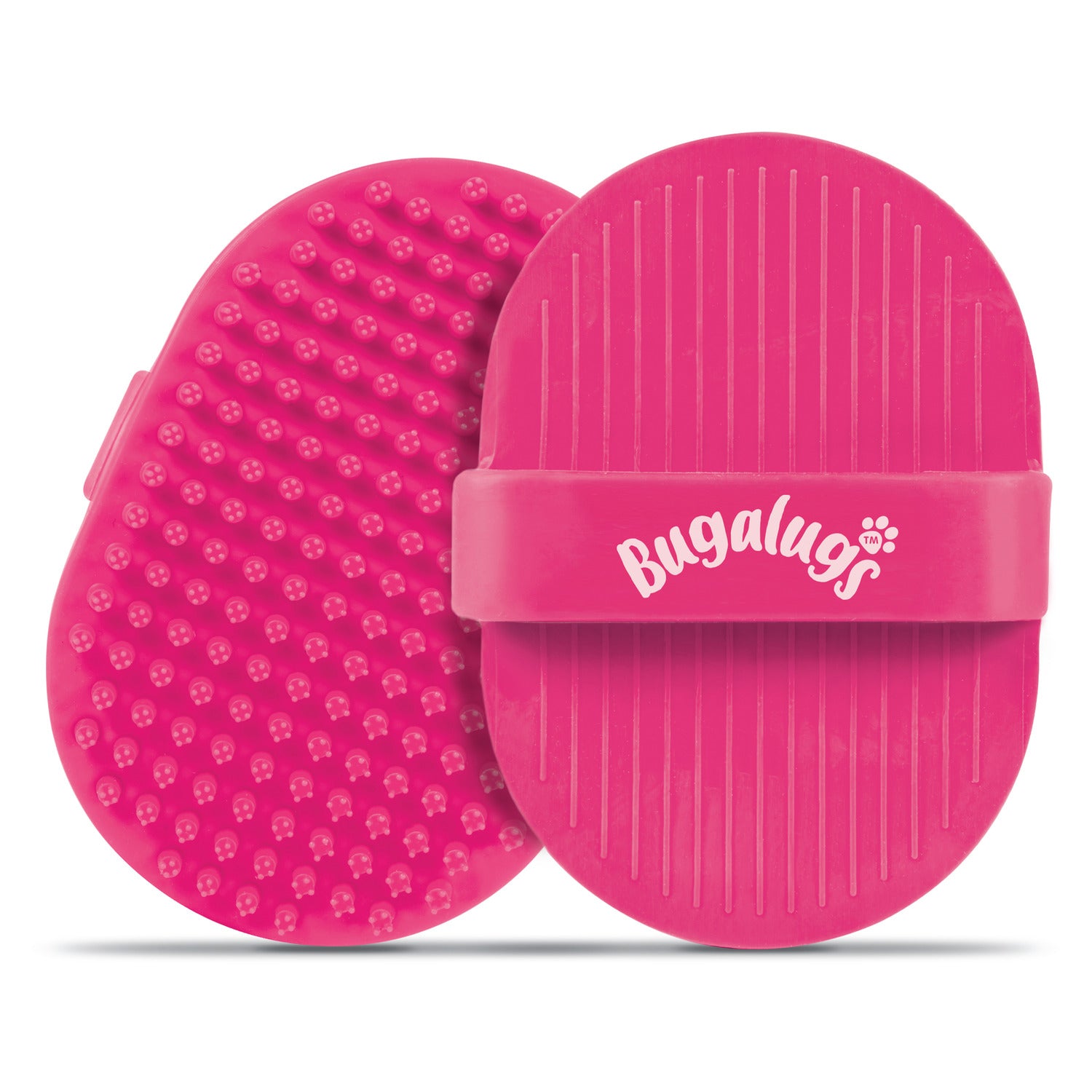 bugalugs-bath-brush-nass-trockenb-rste-f-r-hunde-katzen-pink image 2