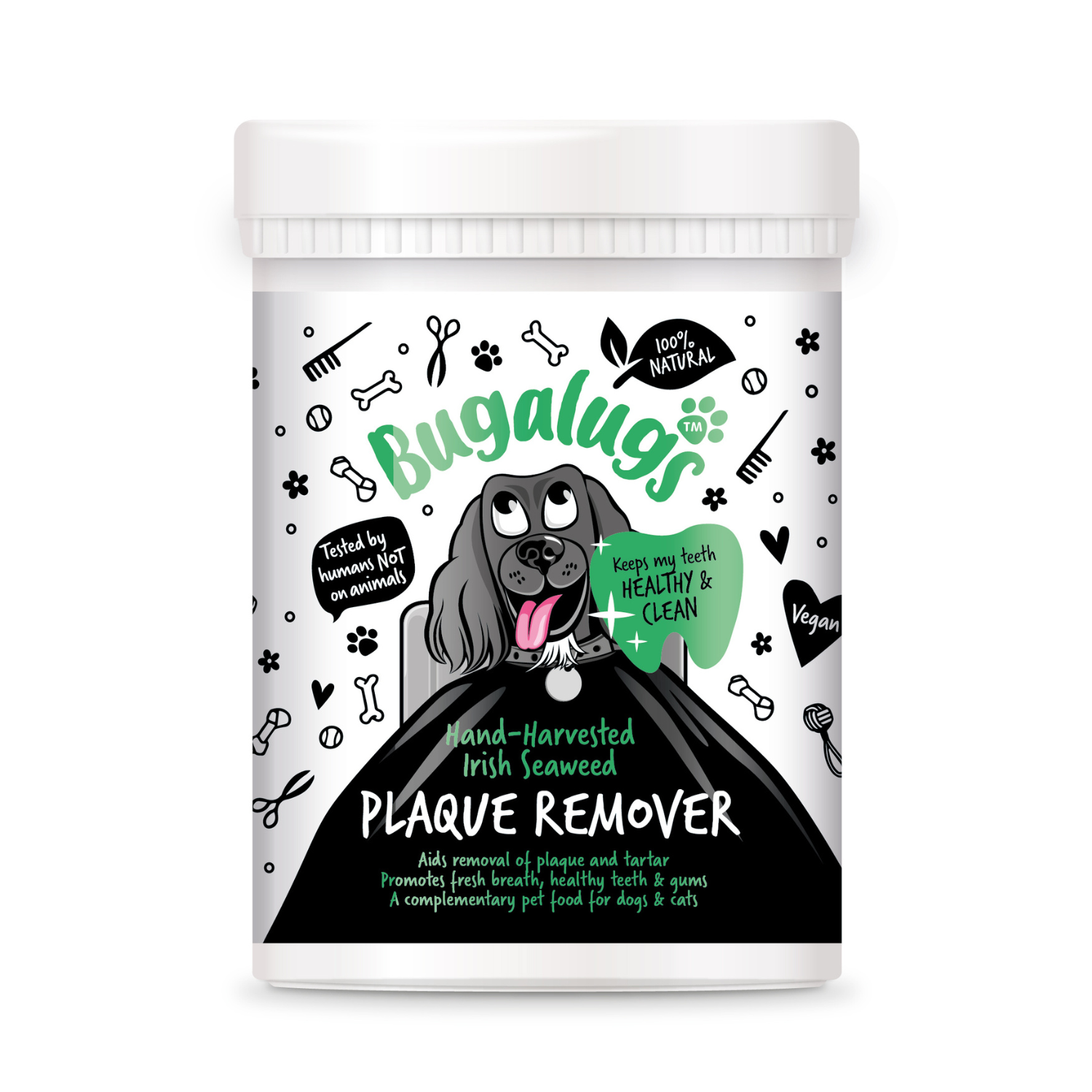 bugalugs-100-natural-plaque-remover-200-g-irischer-seetang-gegen-plaque-zahnstei image 1