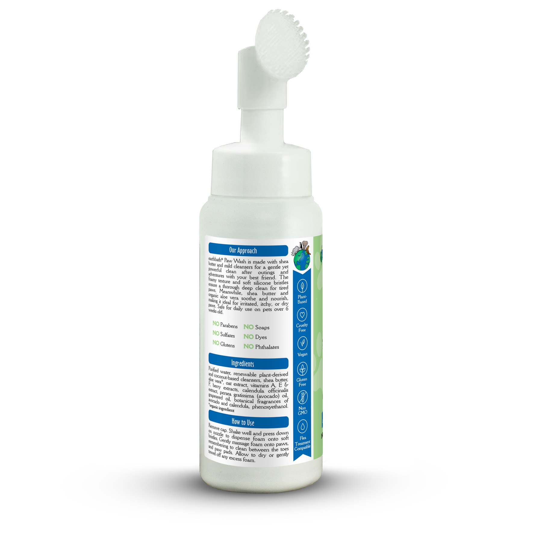 earthbath-paw-wash-pfotenreinigungsschaum-mit-sheabutter-und-bio-aloe-vera-integ image 6