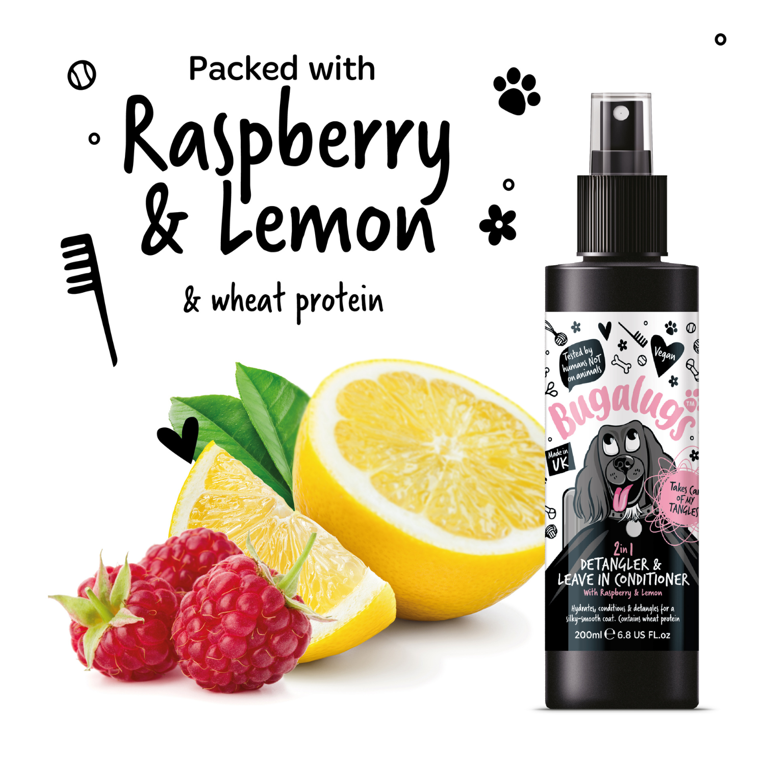 bugalugs-2-in-1-entwirrspray-leave-in-conditioner-himbeere-zitrone-f-r-hunde image 8