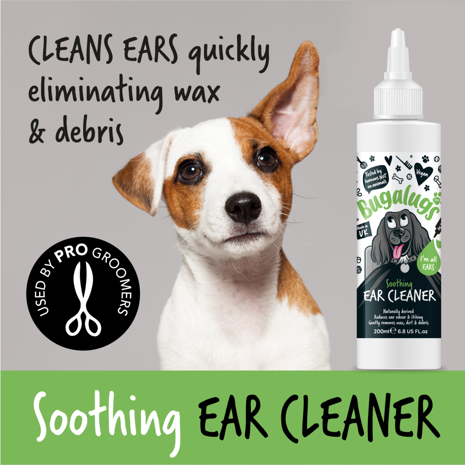 bugalugs-soothing-ear-cleaner-beruhigende-ohrenreiniger-l-sung-f-r-hunde image 5