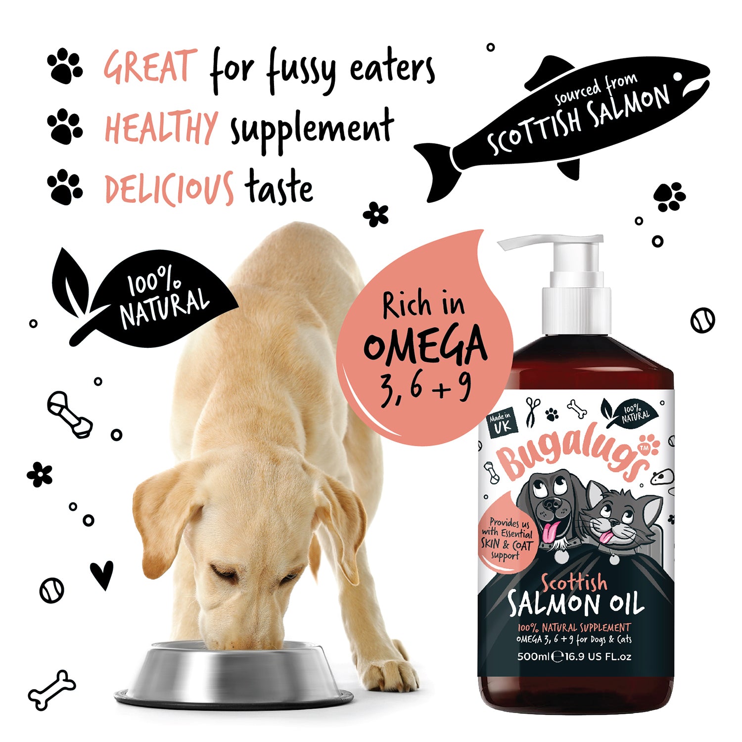 bugalugs-scottish-salmon-oil-lachs-l-f-r-hunde-katzen-100-nat-rliches-omega-3-6- image 5