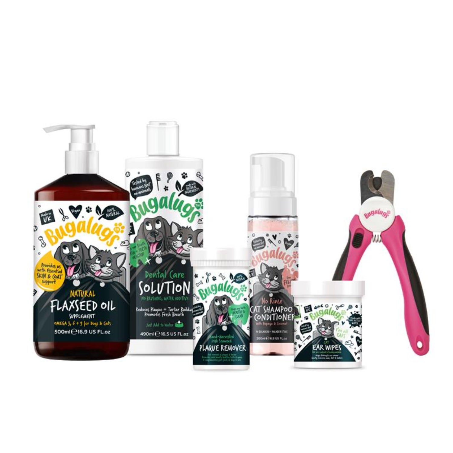 bugalugs-senior-cat-bundle-katzenpflege-set-f-r-seniorkatzen-shampoo-conditioner image 1