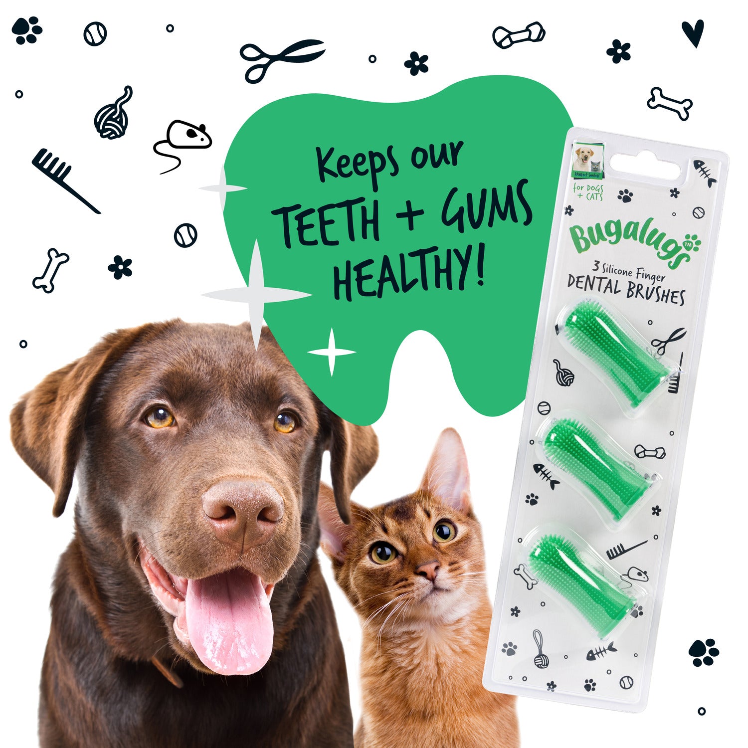 bugalugs-silicone-finger-dental-care-brushes-3er-pack-fingerzahnb-rsten-f-r-hund image 7