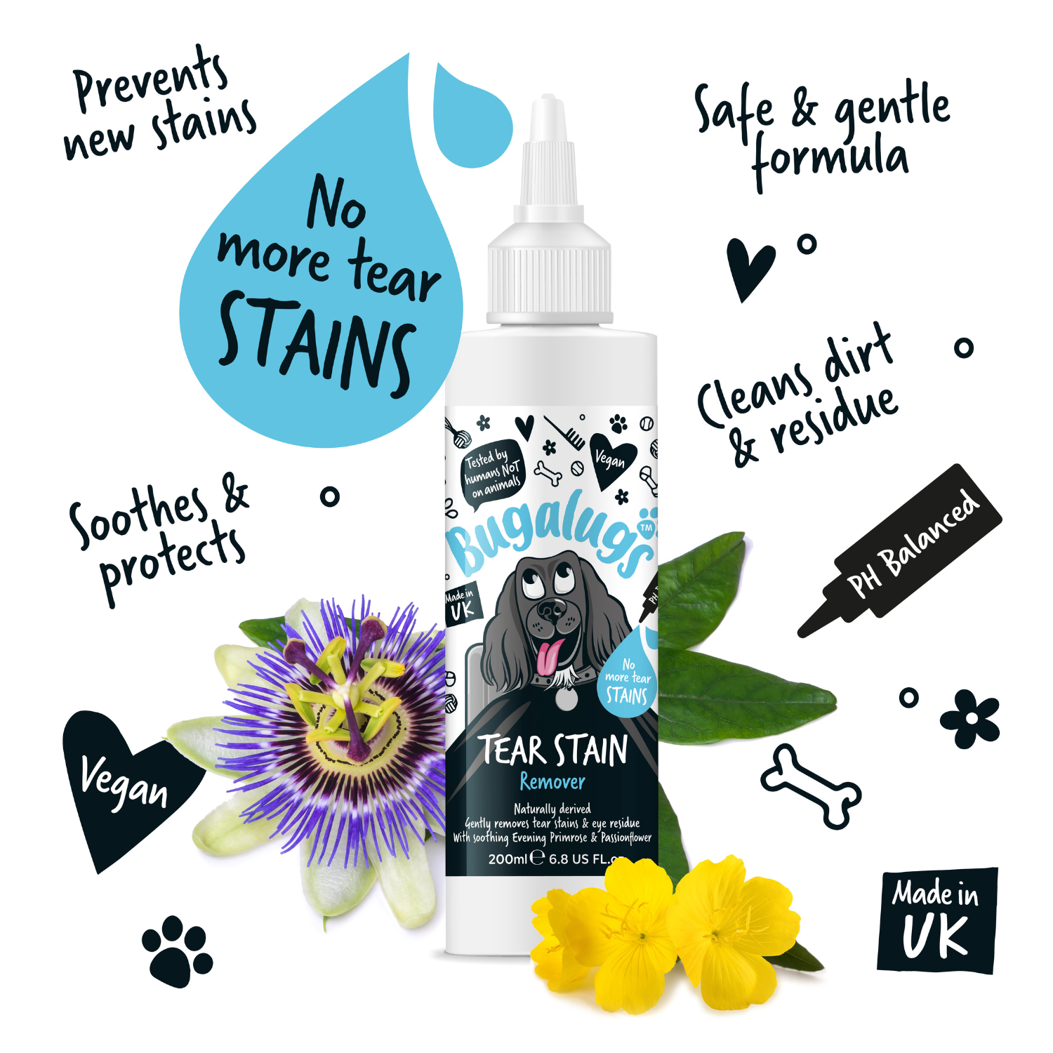 bugalugs-tear-stain-remover-tr-nenfleck-entferner-l-sung-f-r-hunde-mit-abendprim image 8