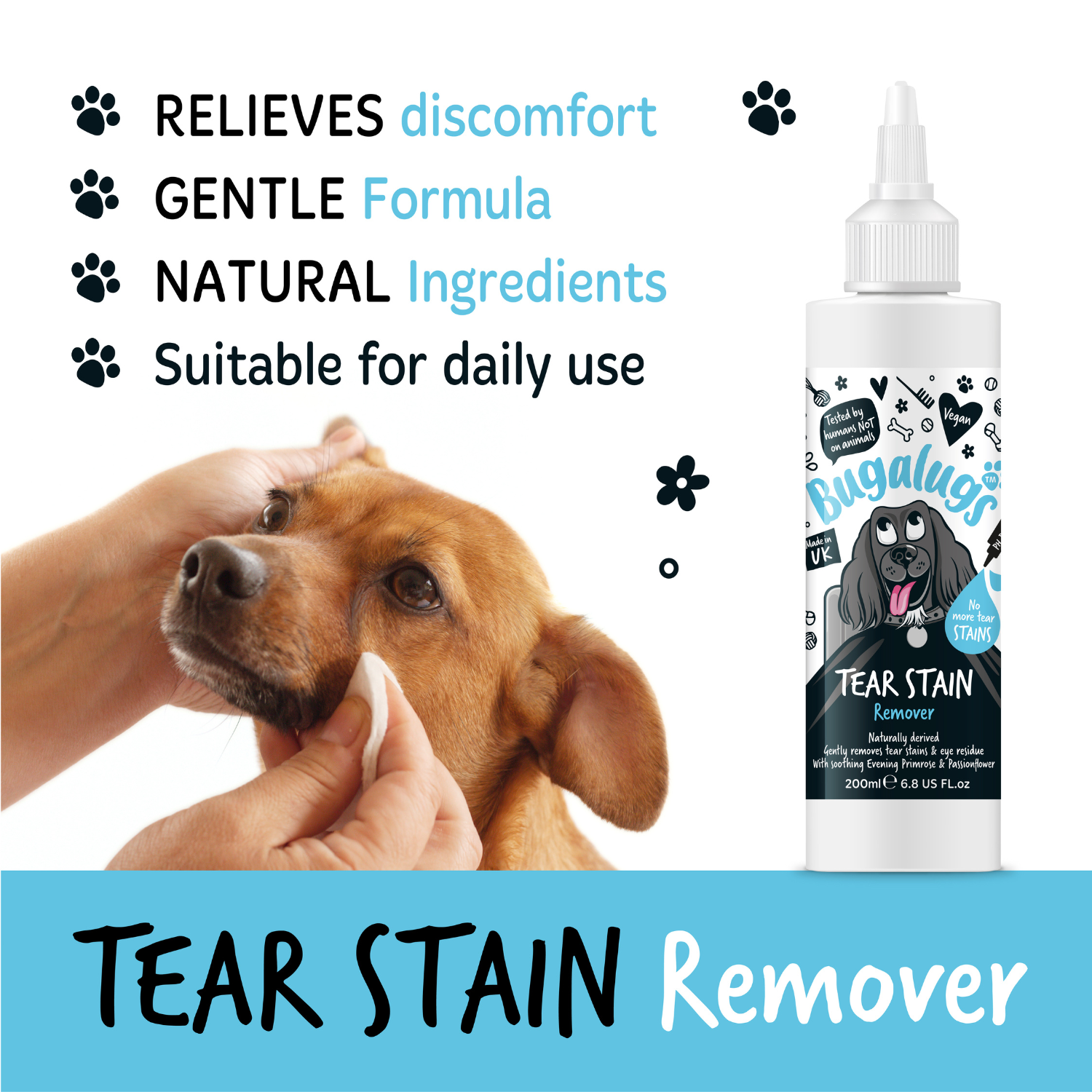 bugalugs-tear-stain-remover-tr-nenfleck-entferner-l-sung-f-r-hunde-mit-abendprim image 5