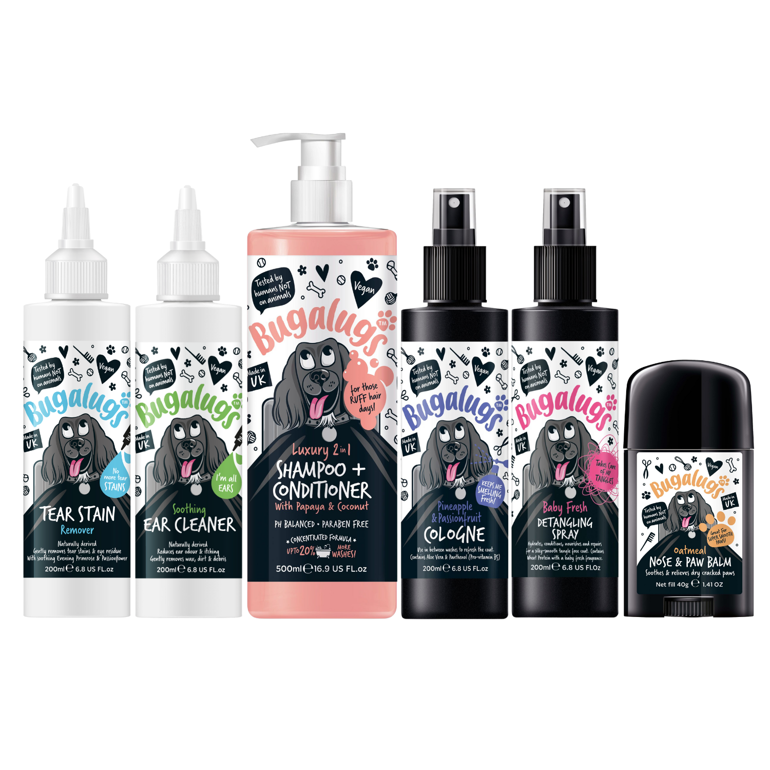 bugalugs-ultimate-dog-grooming-bundle-komplettes-hunde-pflegeset-mit-bestsellern image 1