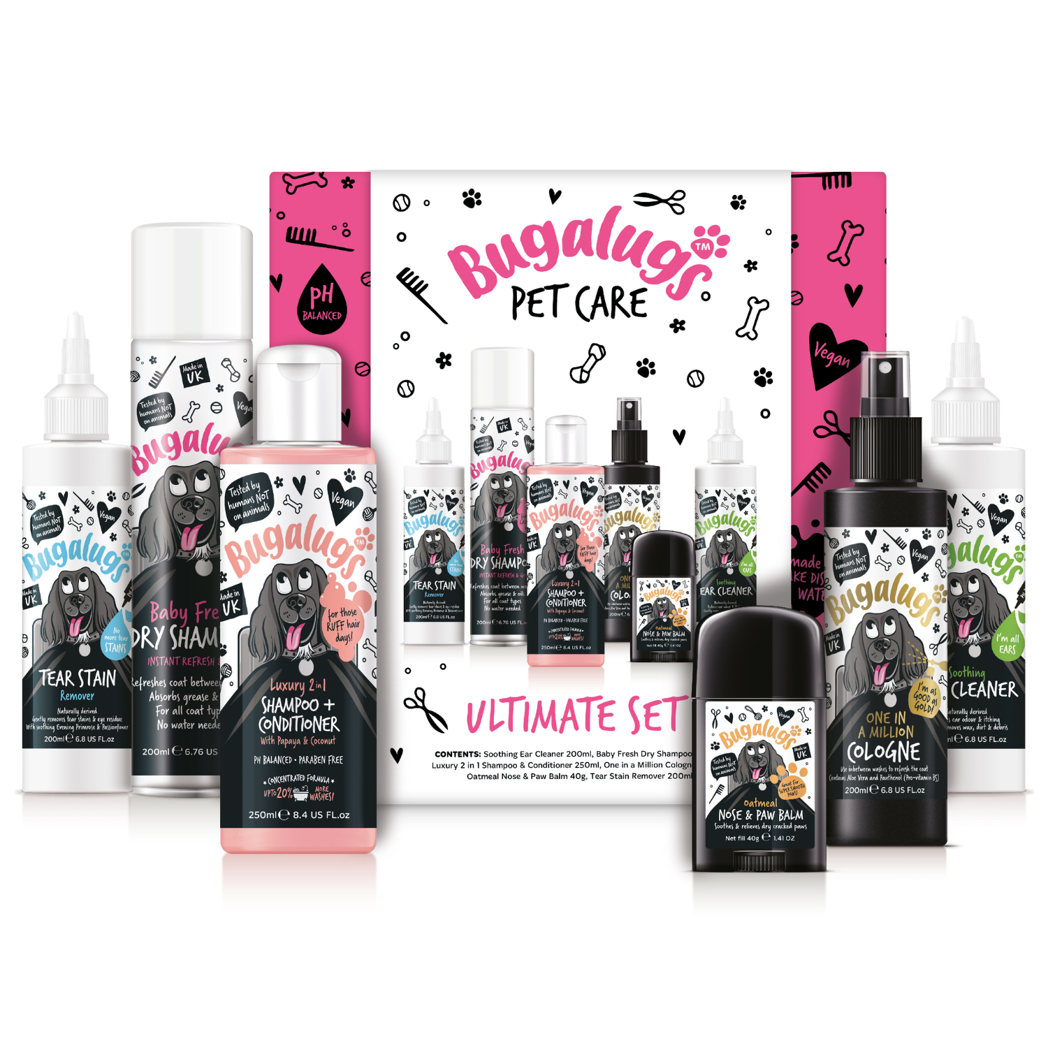 bugalugs-ultimate-set-dog-grooming-geschenkset-6-teilig image 2
