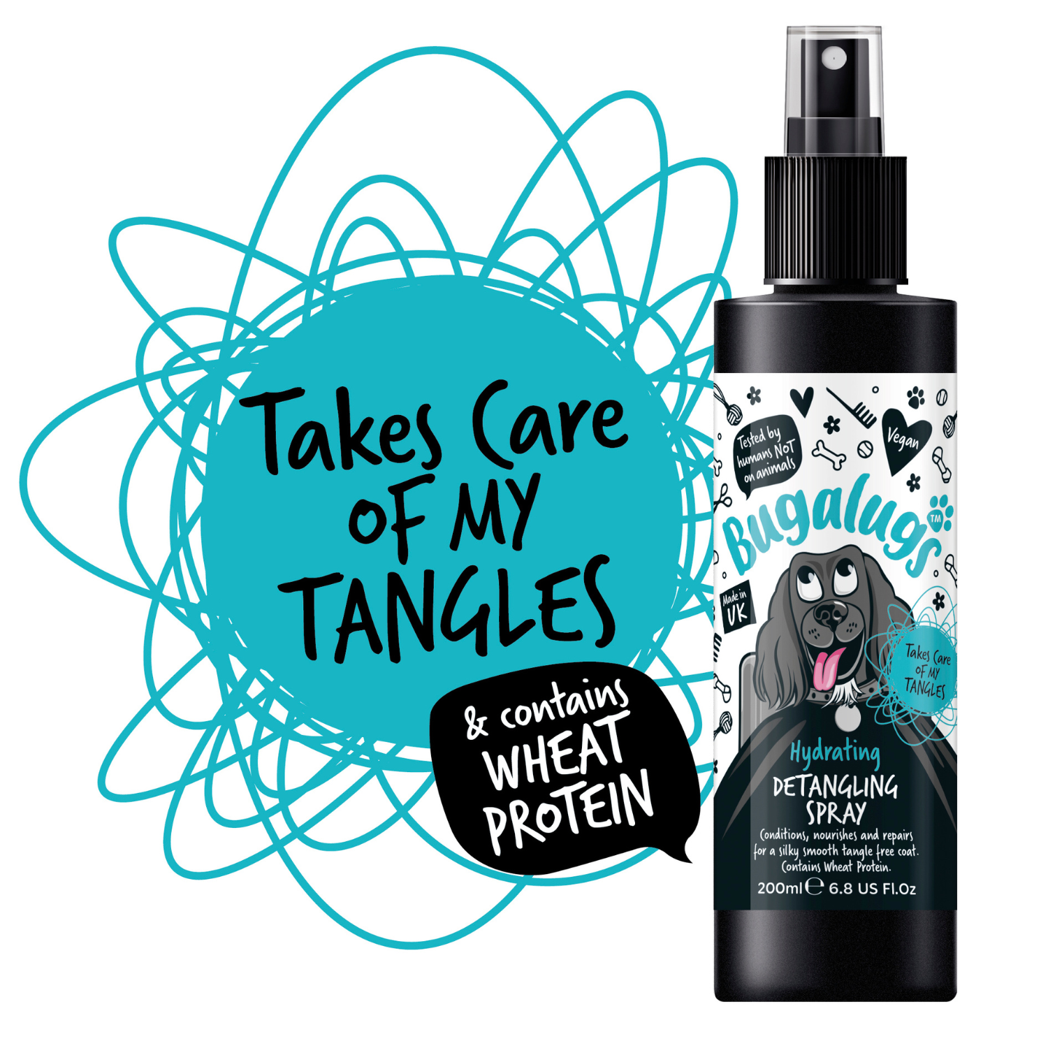 bugalugs-fragrance-free-hydrating-detangling-spray-duftfreies-entwirrungs-pflege image 2
