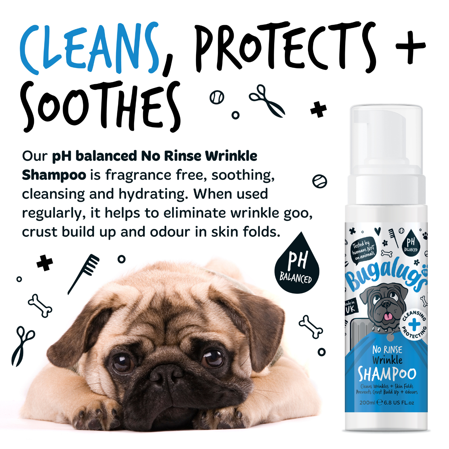 bugalugs-wrinkle-no-rinse-shampoo-faltenreinigendes-wassershampoo-f-r-hunde-katz image 4