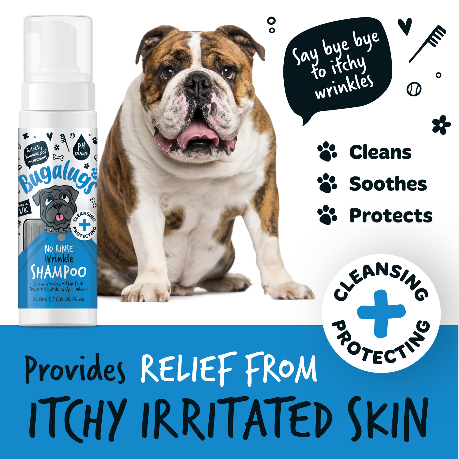 bugalugs-wrinkle-no-rinse-shampoo-faltenreinigendes-wassershampoo-f-r-hunde-katz image 6