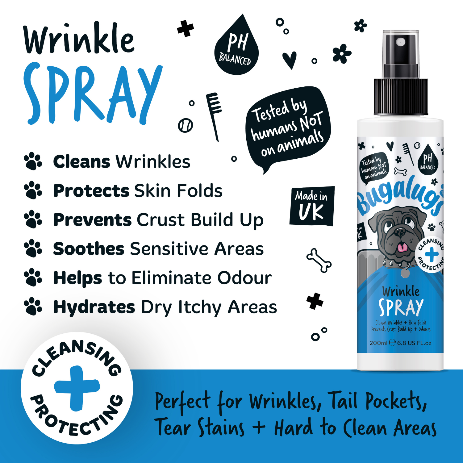 bugalugs-wrinkle-spray-f-r-hunde-katzen-faltenspray-gegen-geruch-und-schmutz-in- image 3