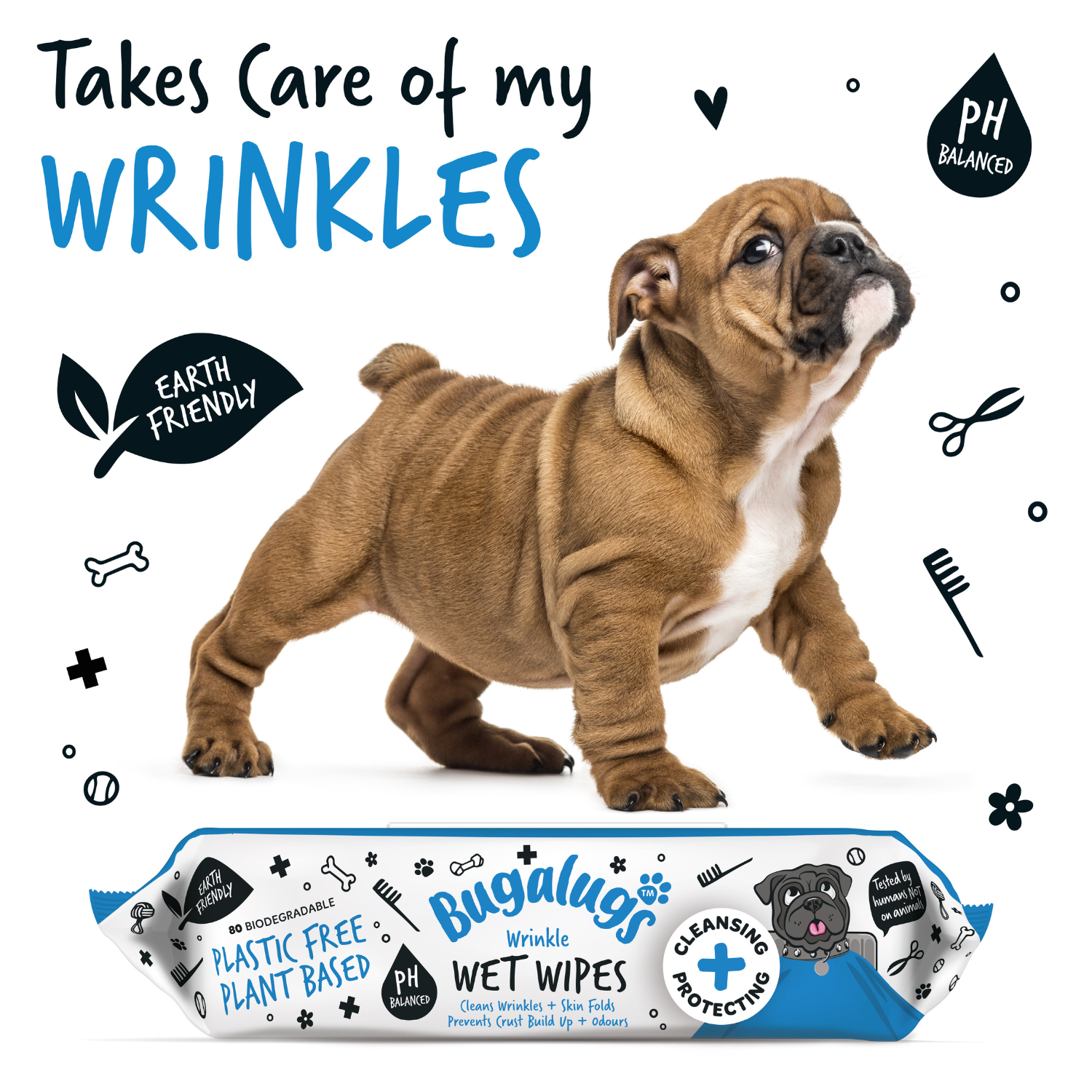 bugalugs-wrinkle-feuchtt-cher-f-r-hunde-katzen-80-plastikfreie-biologisch-abbaub image 8